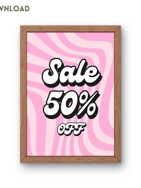 Sale 50% Off